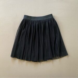 Chiffon Pleated Mini Skirt